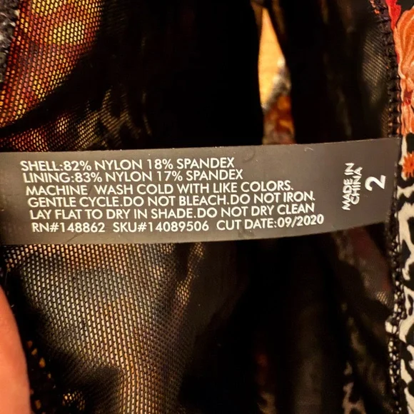 Torrid Floral Bikini (2-piece set) -- size 2X - Picture 7 of 7